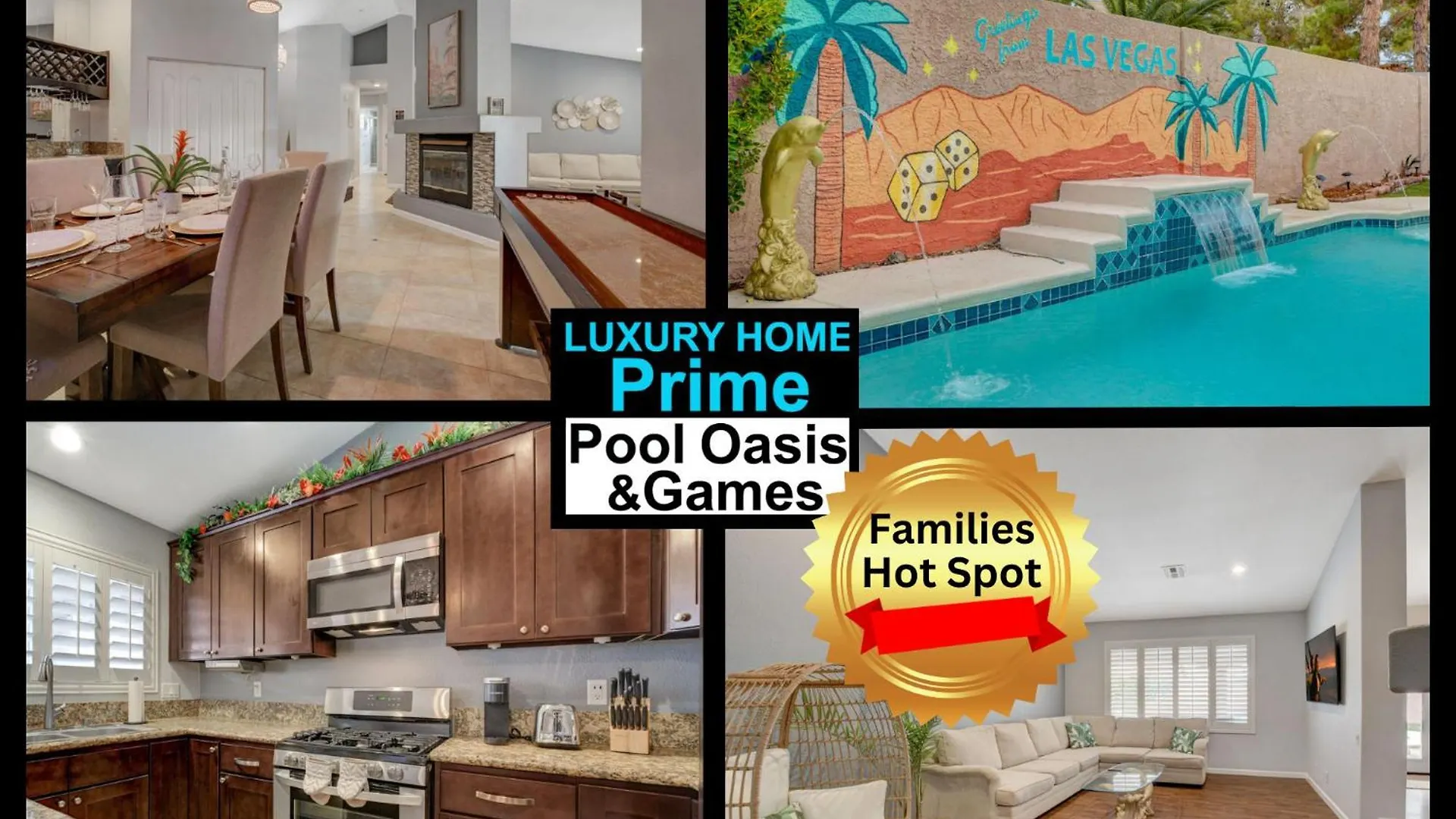 Mirage Pool House - Heart Of Lv, Swimming Pool, Games, Heavenly Relaxation location